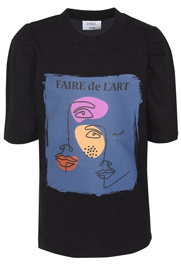 D-xel T-Shirt - Liselotte Faire - Black